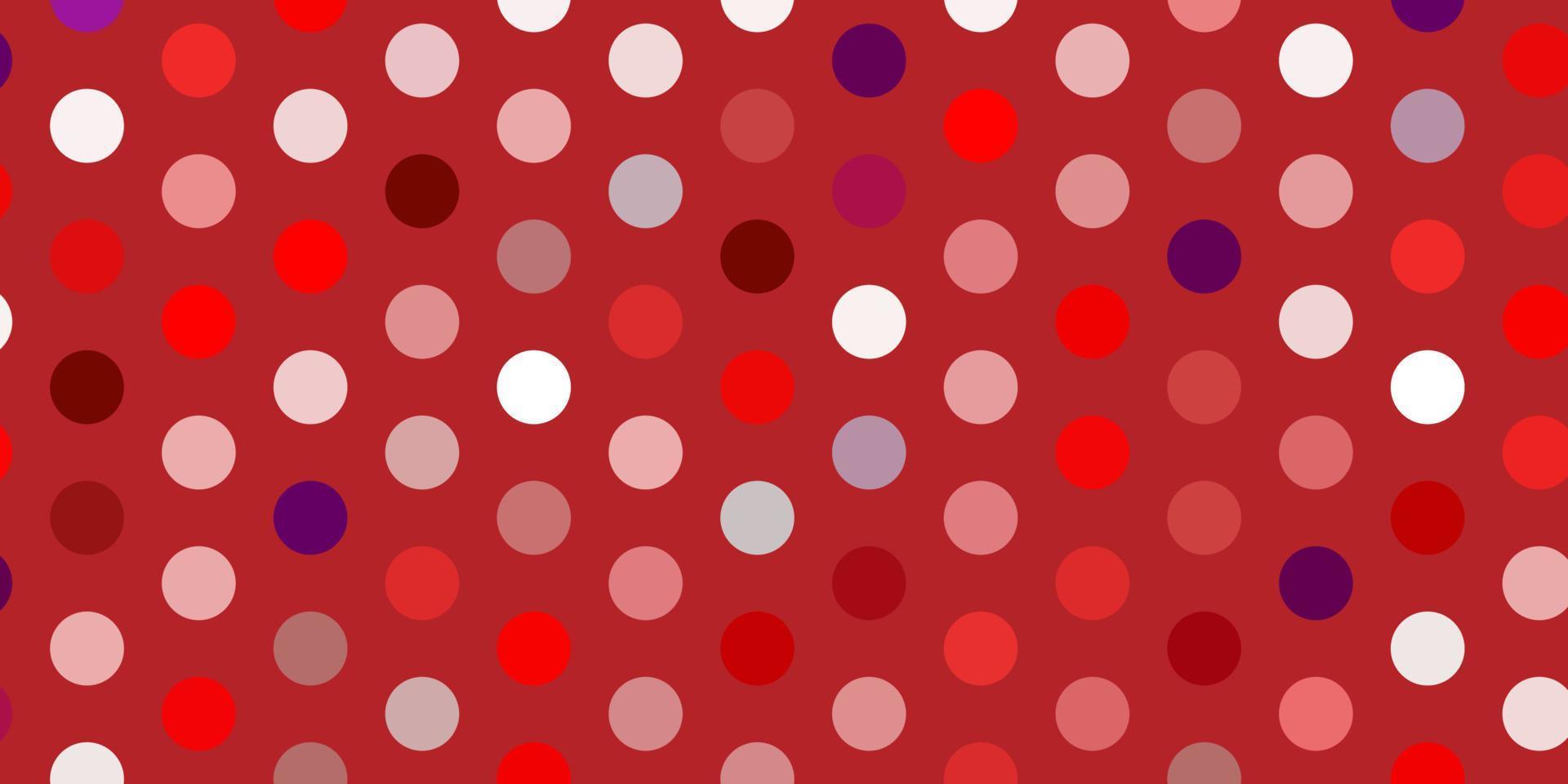 fundo vector rosa claro, vermelho com bolhas.