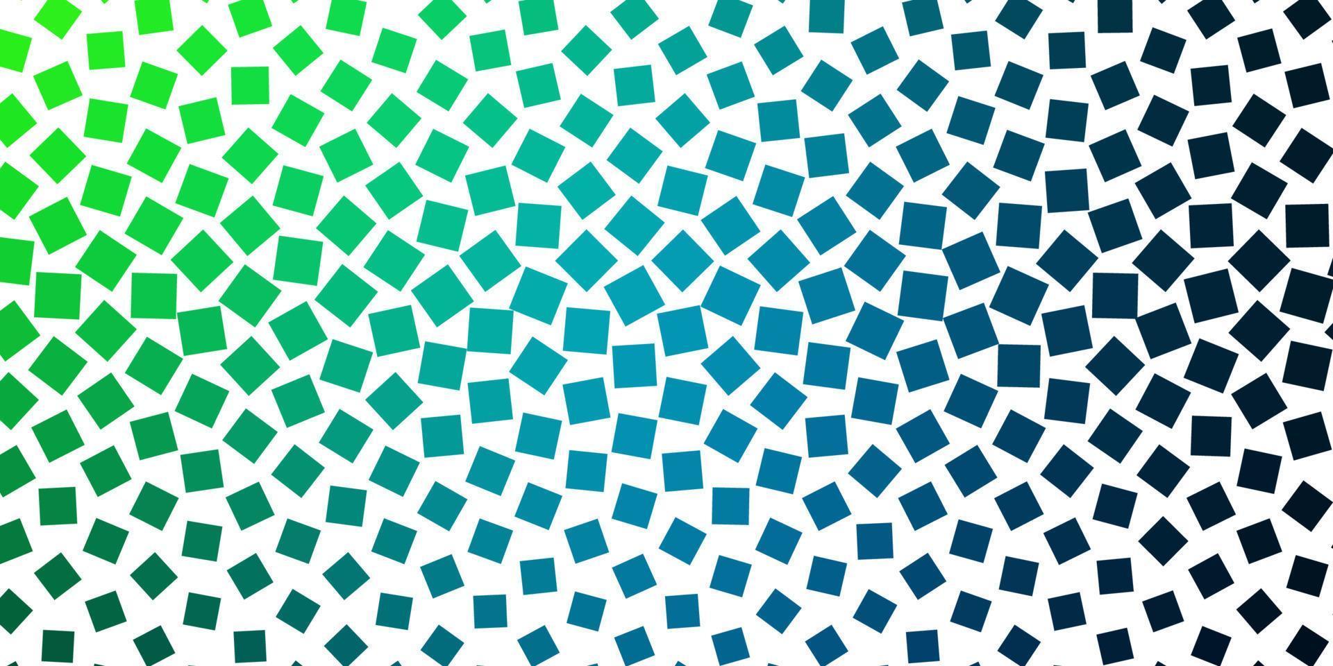 pano de fundo vector azul e verde claro com retângulos.