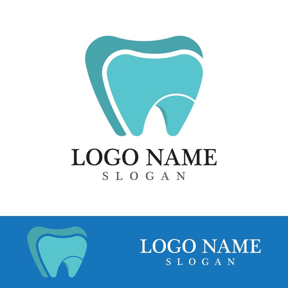 ilustração em vetor modelo logotipo dental