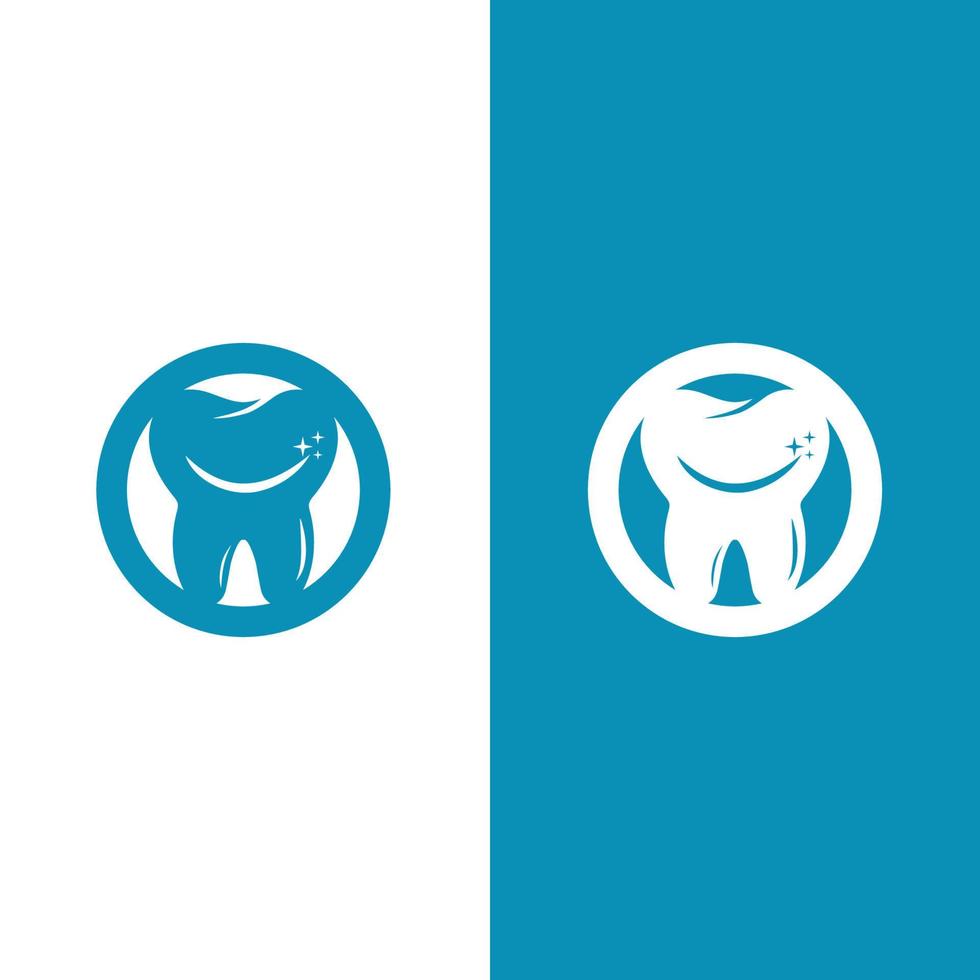 ilustração em vetor modelo logotipo dental