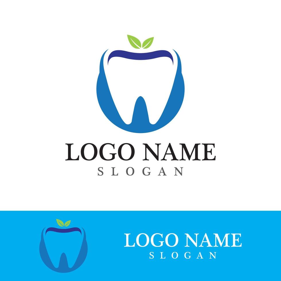 ilustração em vetor modelo logotipo dental