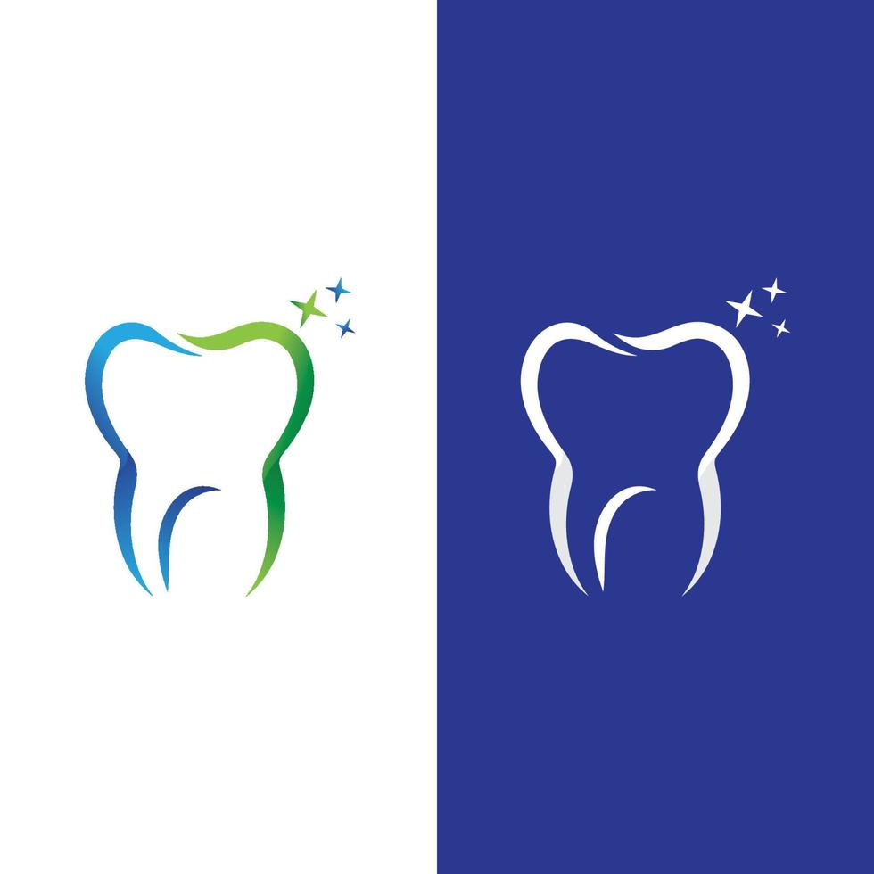 ilustração em vetor modelo logotipo dental