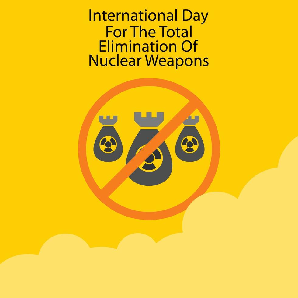 ilustração vetorial gráfico de três mísseis nucleares cairá do céu, perfeito para o dia internacional, eliminação de armas nucleares, comemorar, cartão de felicitações, energia, etc. vetor
