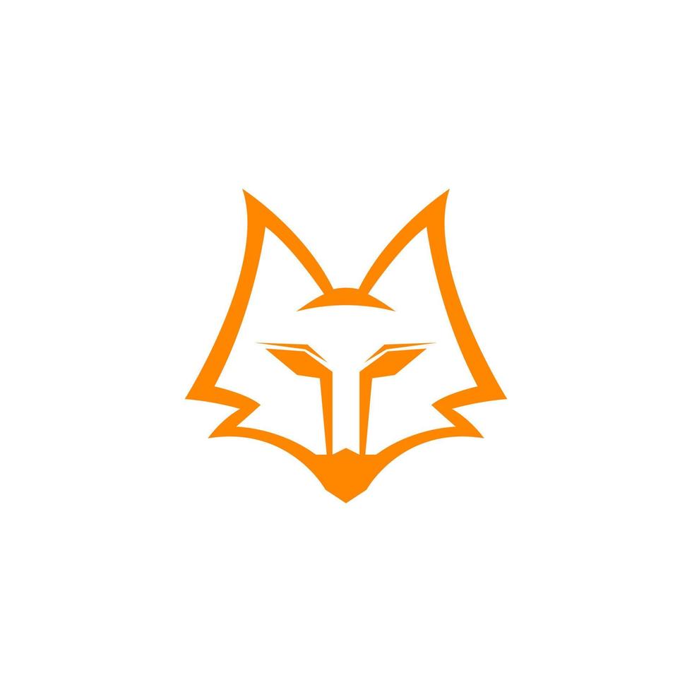 design de logotipo de ícone de raposa vetor