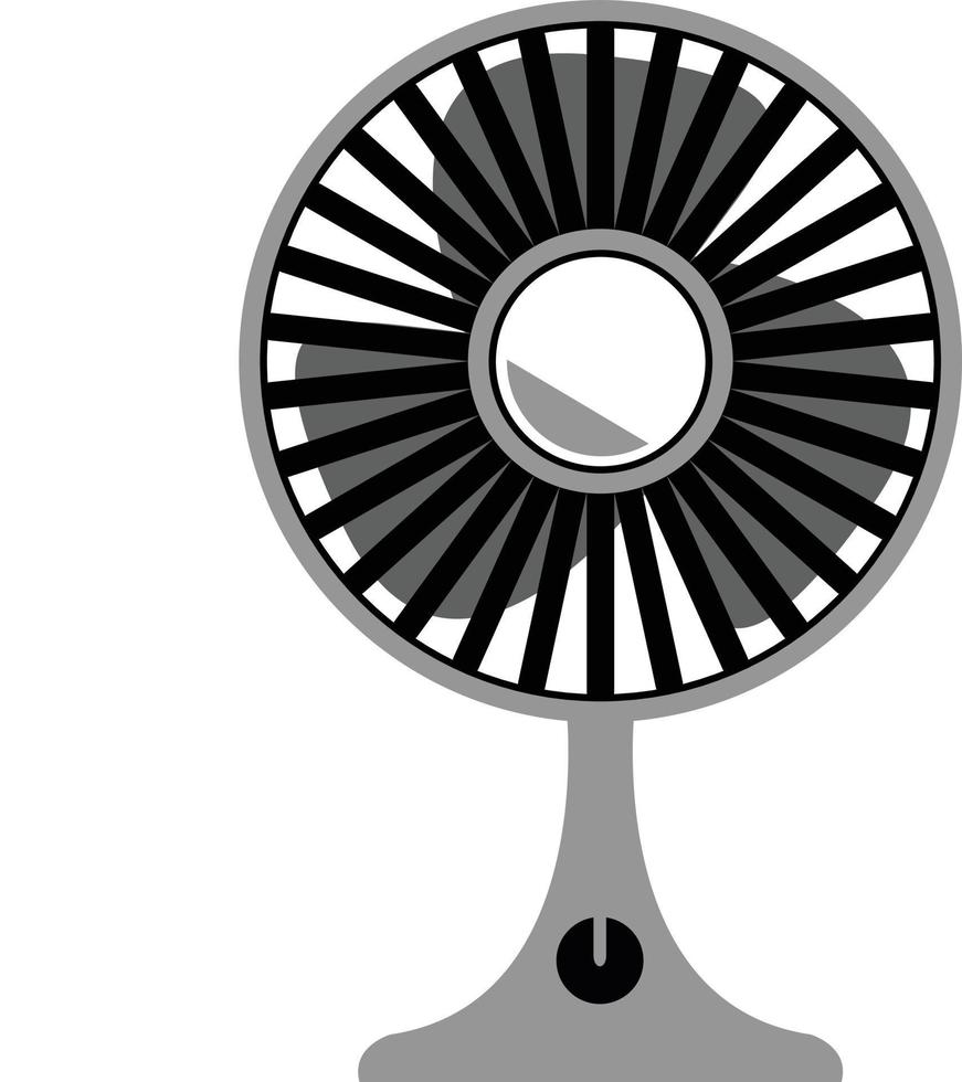 ícone de vetor plano de ventilador elétrico para elemento de design