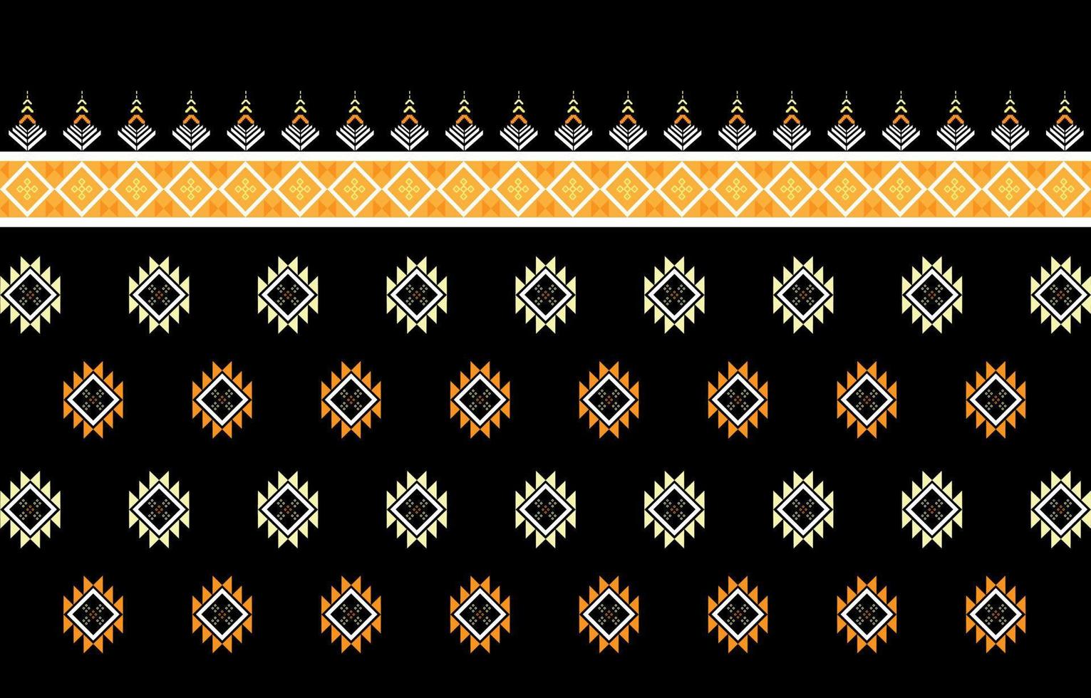 design tradicional de padrão oriental étnico geométrico para roupas, tecidos, livros e plantas. padrões geométricos e tribais abstratos, padrões geométricos de tecido local de design de uso vetor