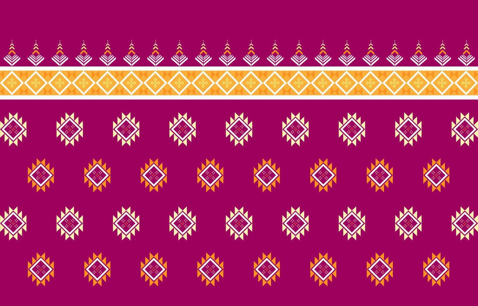design tradicional de padrão oriental étnico geométrico para roupas, tecidos, livros e plantas. padrões geométricos e tribais abstratos, padrões geométricos de tecido local de design de uso vetor