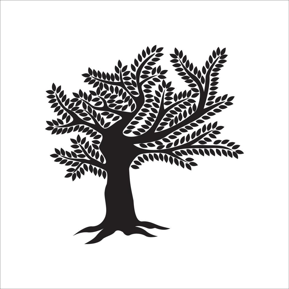 modelo de logotipo de árvore. sinal e símbolo da natureza. vetor