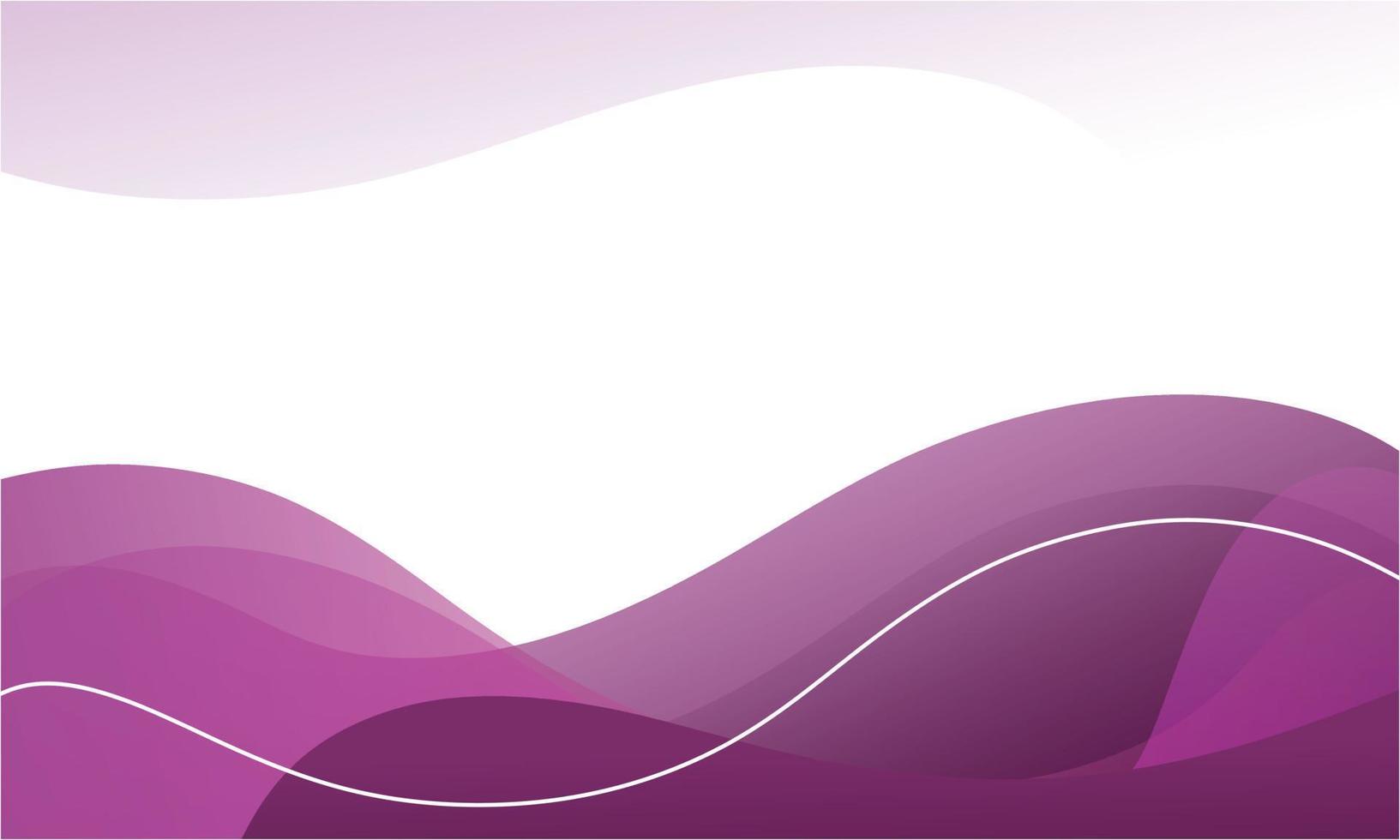 fundo ondulado roxo de curva suave, perfeito para escritório, banner, página de destino, plano de fundo, papel de parede e muito mais vetor