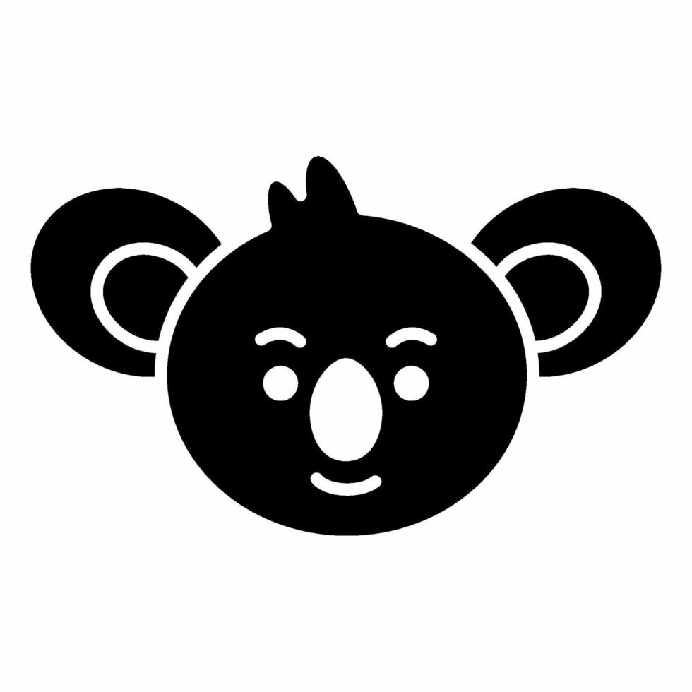 personagem ícone koya. um desenho de rosto bonito. adequado para papel de parede de smartphone, impressões, pôster, folhetos, cartão de felicitações, ect. vetor