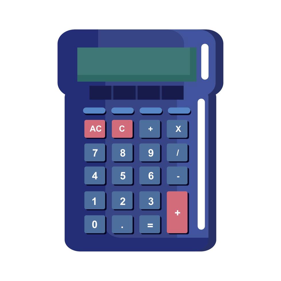 dispositivo de calculadora matemática vetor