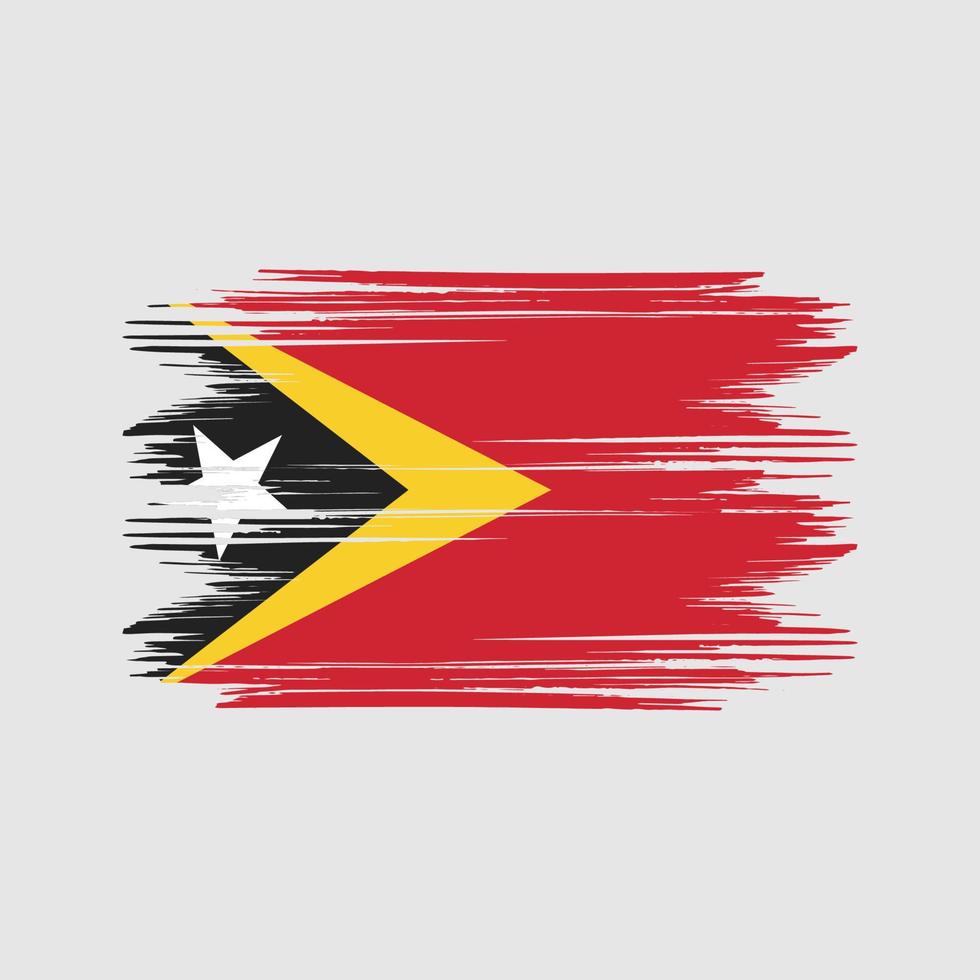 vetor grátis de design de bandeira de timor leste