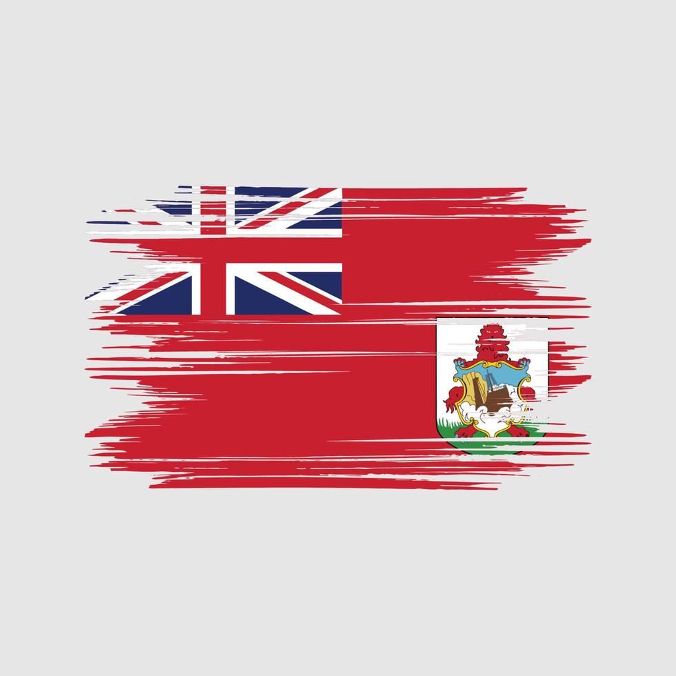 vetor grátis de design de bandeira das bermudas