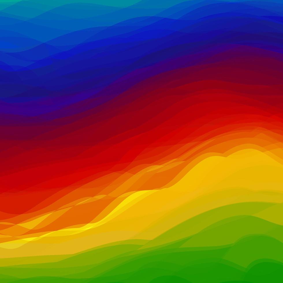 abstrato colorido onda vector design fundo do arco-íris.