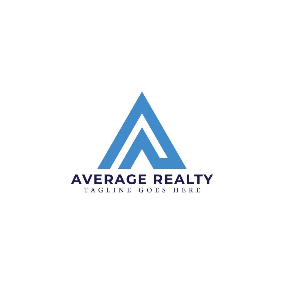 letra inicial abstrata ar ou logotipo ra na cor azul isolado no fundo branco aplicado para o logotipo da empresa de investimento imobiliário comercial também adequado para as marcas ou empresas com nome inicial ra. vetor