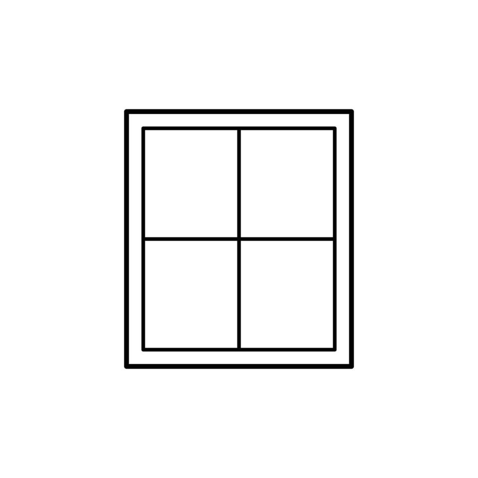 modelo de design de vetor de ícone de janela
