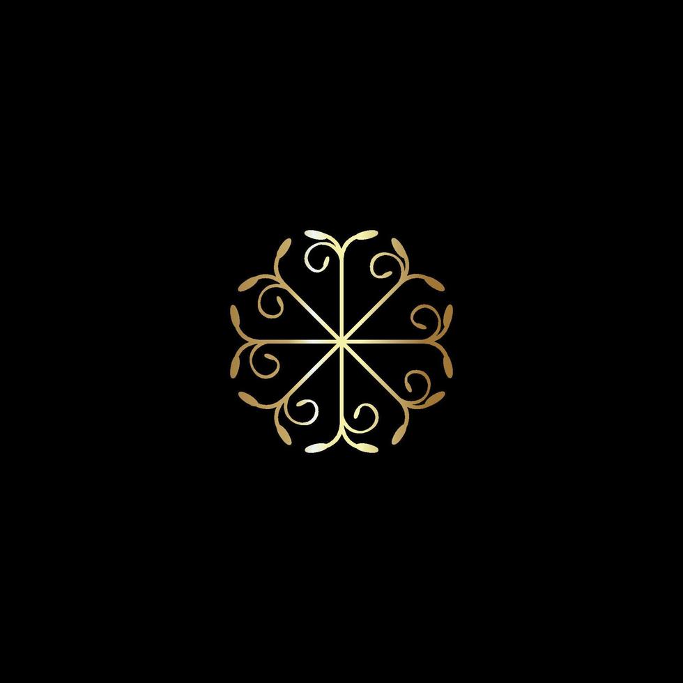 beleza flor zen logotipo design spa cosmético vetor