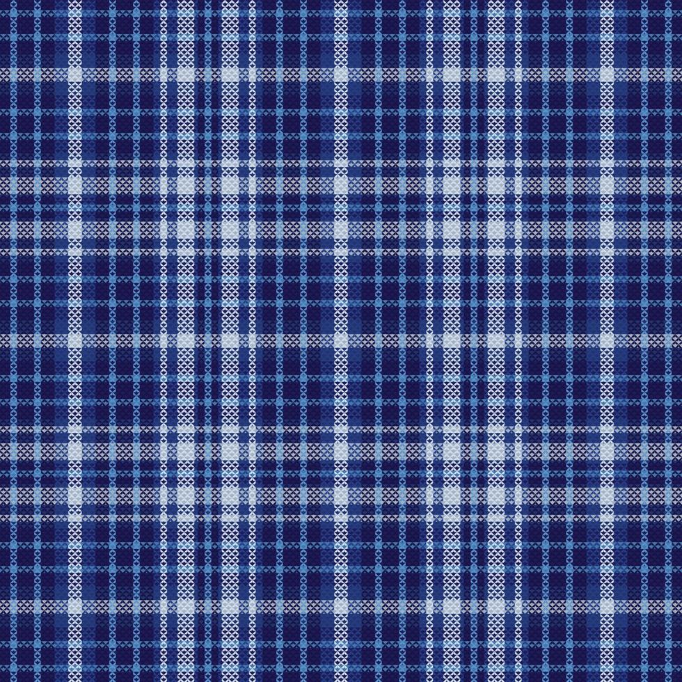 padrão de cor de noite tartan ou xadrez. vetor