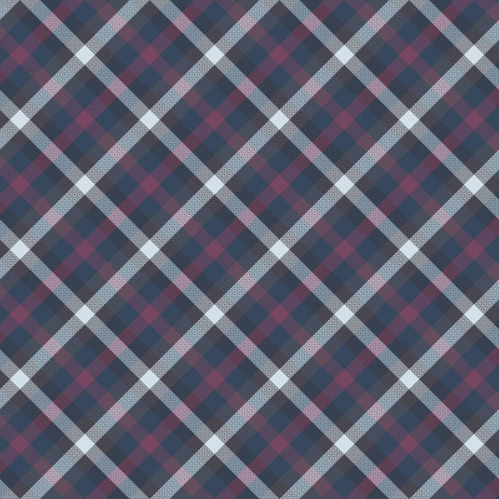 padrão de cor de noite tartan ou xadrez. vetor