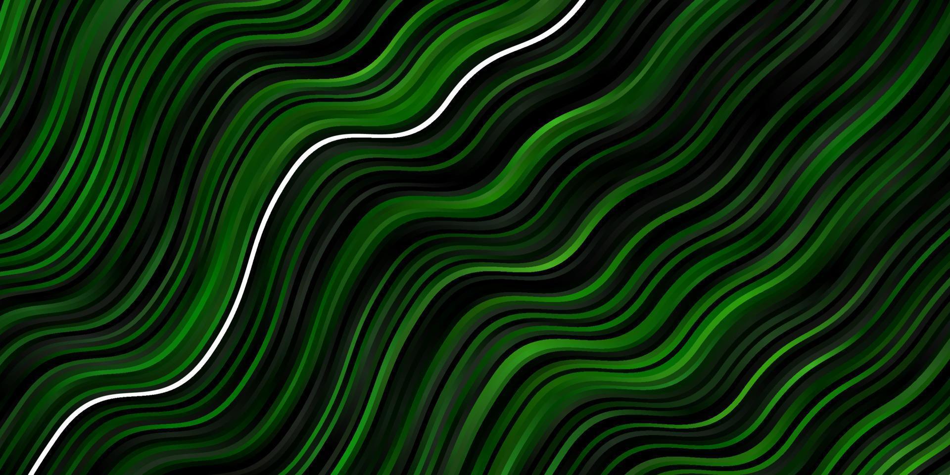 pano de fundo vector verde escuro com arco circular.