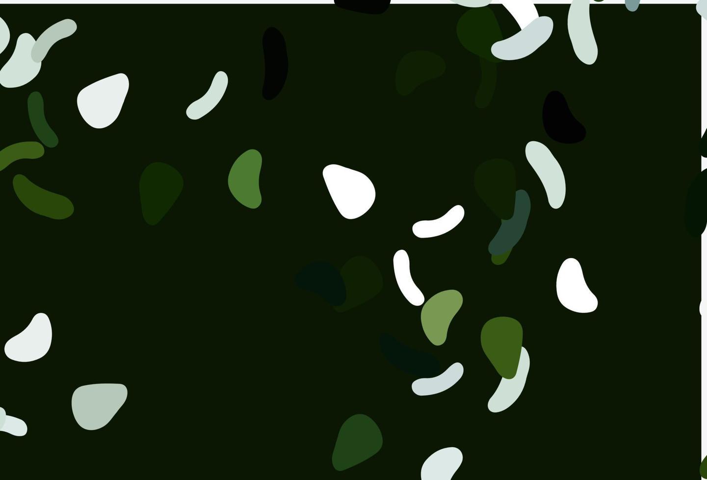 padrão de vetor verde claro com formas caóticas.