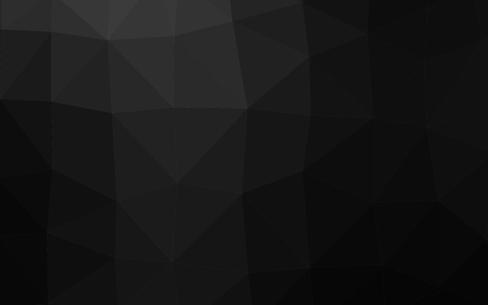 layout abstrato de polígono de vetor cinza escuro, prata escura.