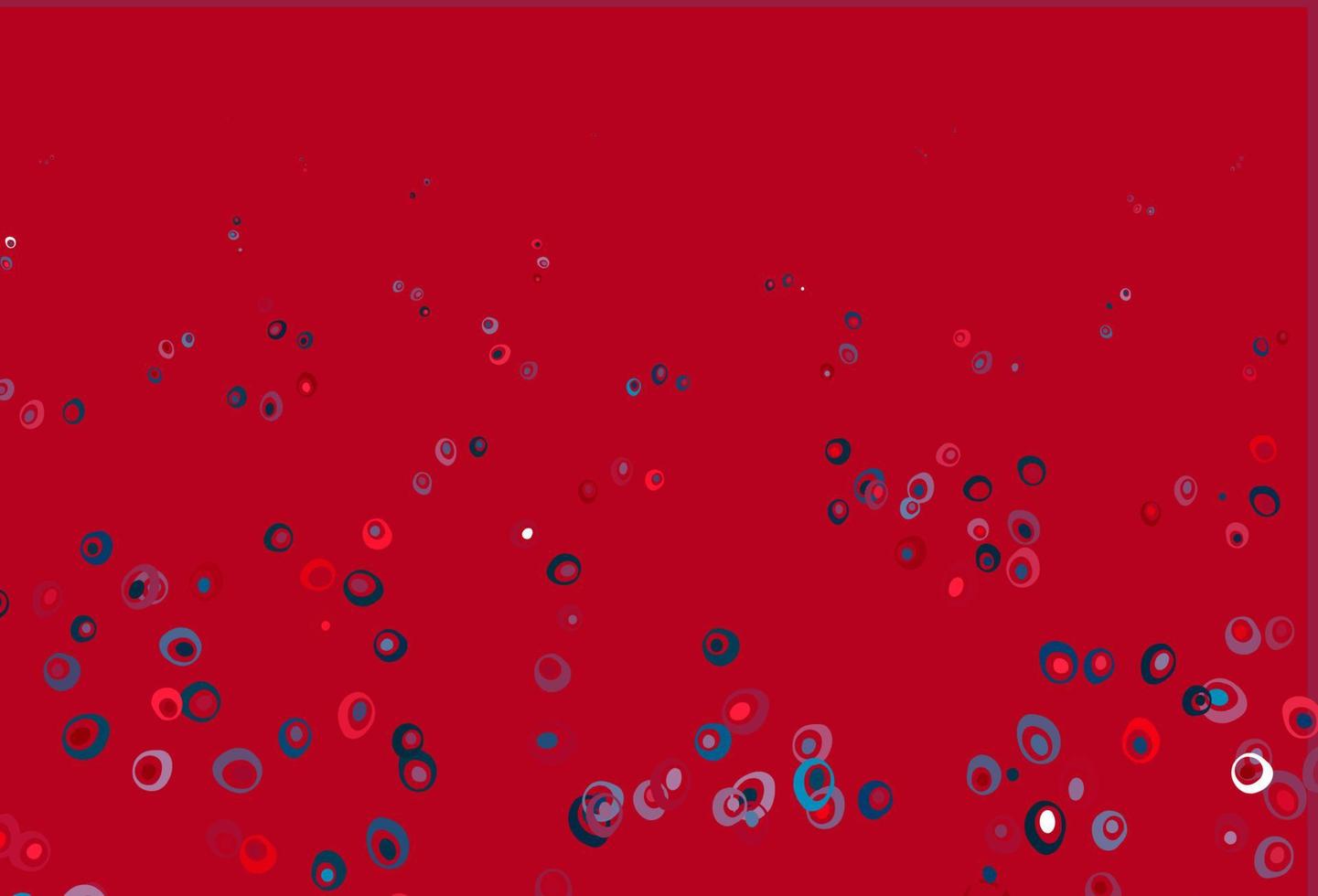 pano de fundo vector azul e vermelho claro com pontos.