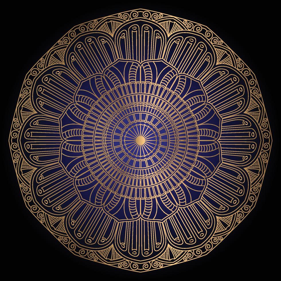 padrão de arabesco de luxo de estilo islâmico mandala. mandala decorativa de estilo ramadã. mandala para impressão, pôster, capa, folheto, panfleto, banner vetor