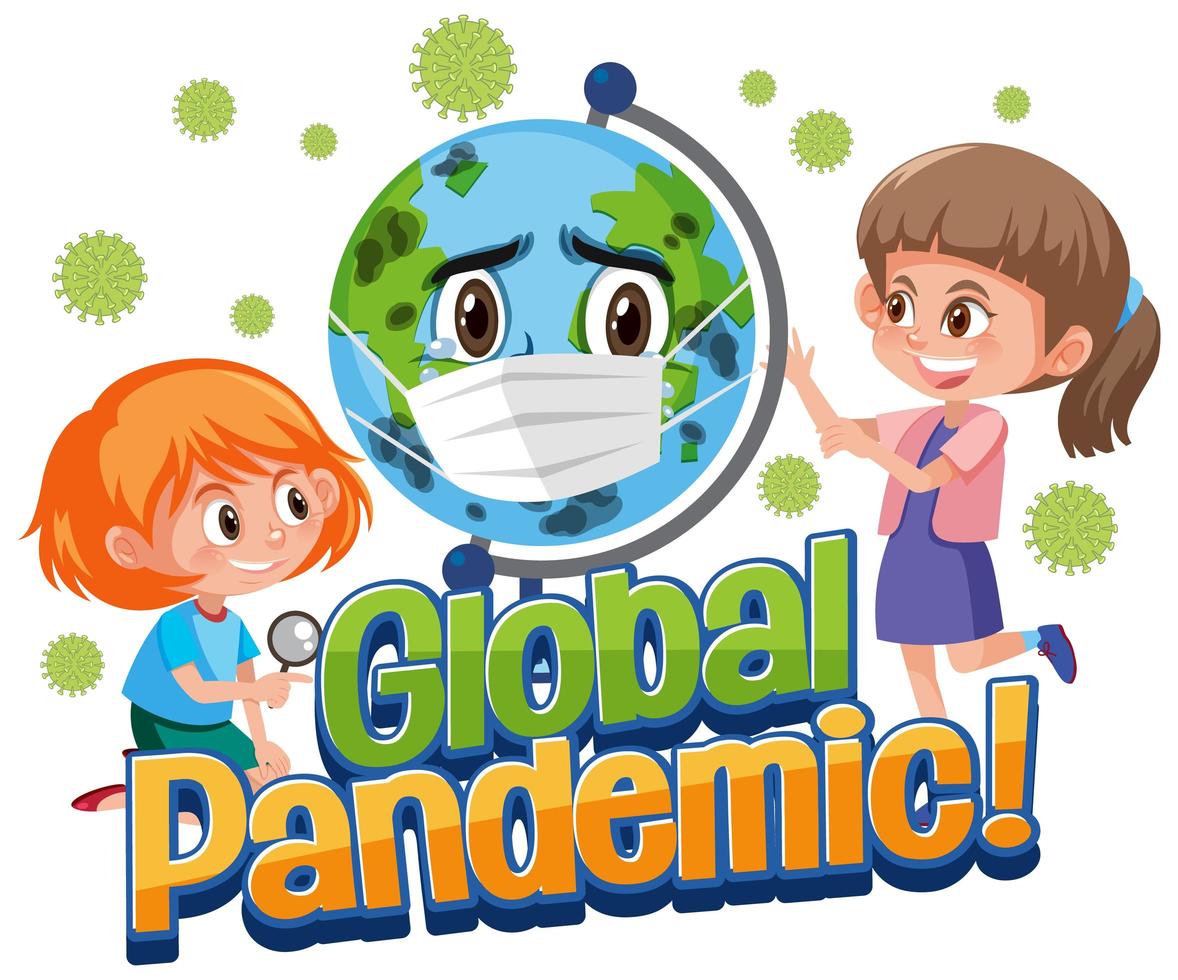 pandemia global vetor