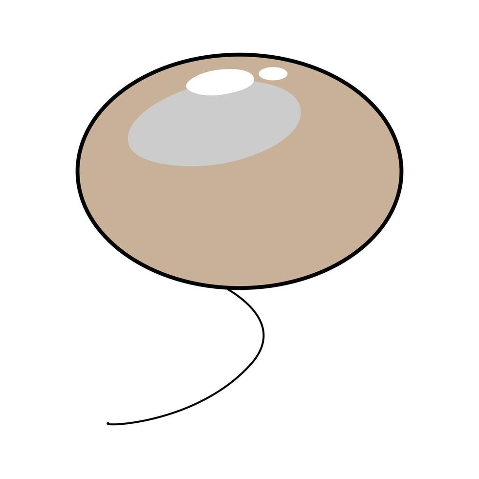 ícone de bolha de ilustração vetorial colorida vetor