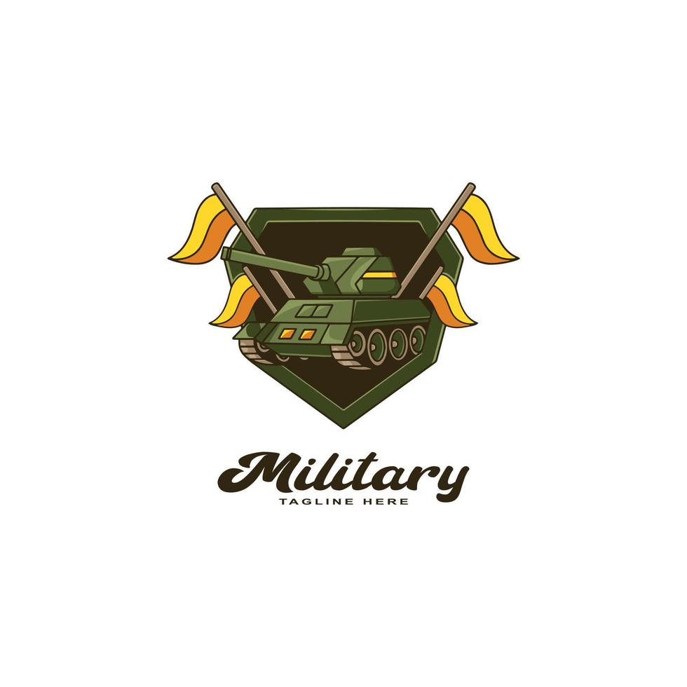 emblemas militares, distintivos, etiquetas, logotipos ou estampas de camisetas e outros usos. vetor