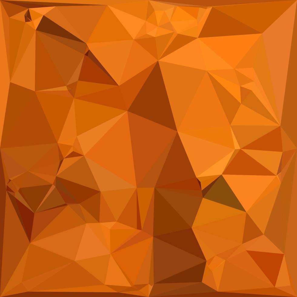 fundo de baixo polígono abstrato de cenoura laranja escura vetor