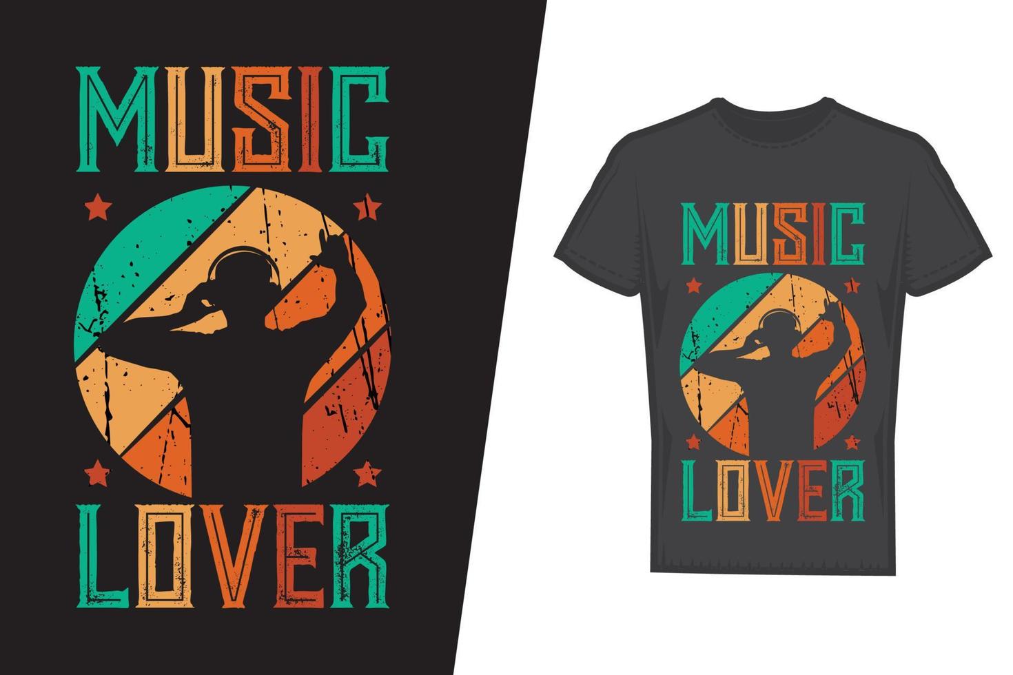 design de camiseta de música. vetor de design de t-shirt de música. para impressão de camisetas e outros usos.