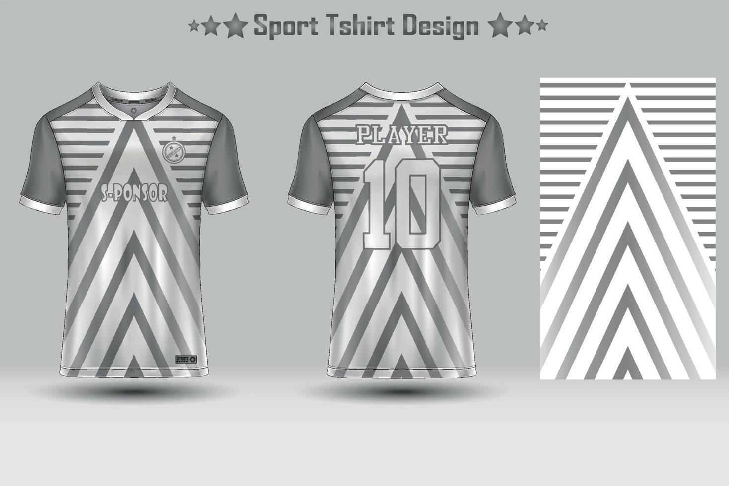 maquete de camisa de futebol design de camisa de futebol sublimação esporte coleção de design de camiseta para corrida, ciclismo, jogos, motocross vetor