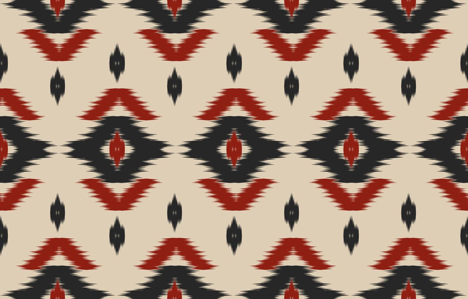 arte de padrão tribal étnico. padrão sem emenda étnico ikat. estilo americano e mexicano. vetor