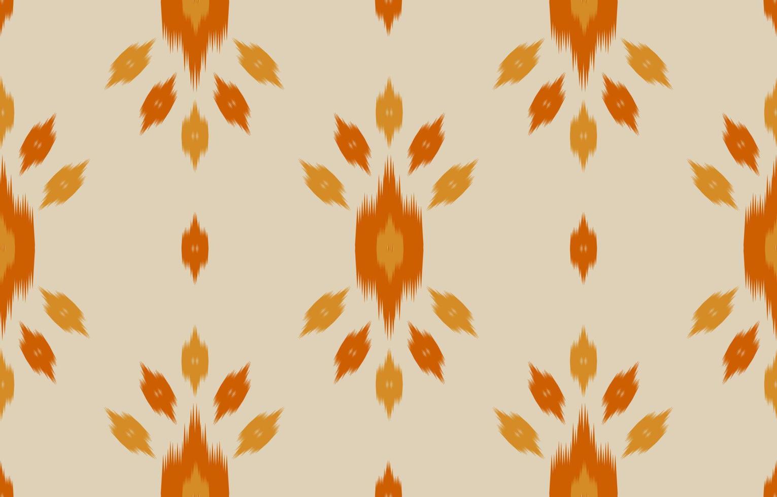 fundo de flores ikat. étnico oriental sem costura padrão tradicional. vetor