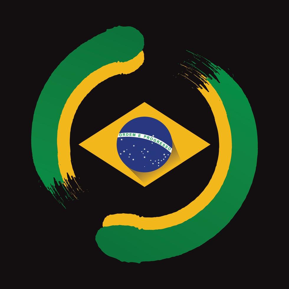 design moderno do dia da independência do brasil vetor