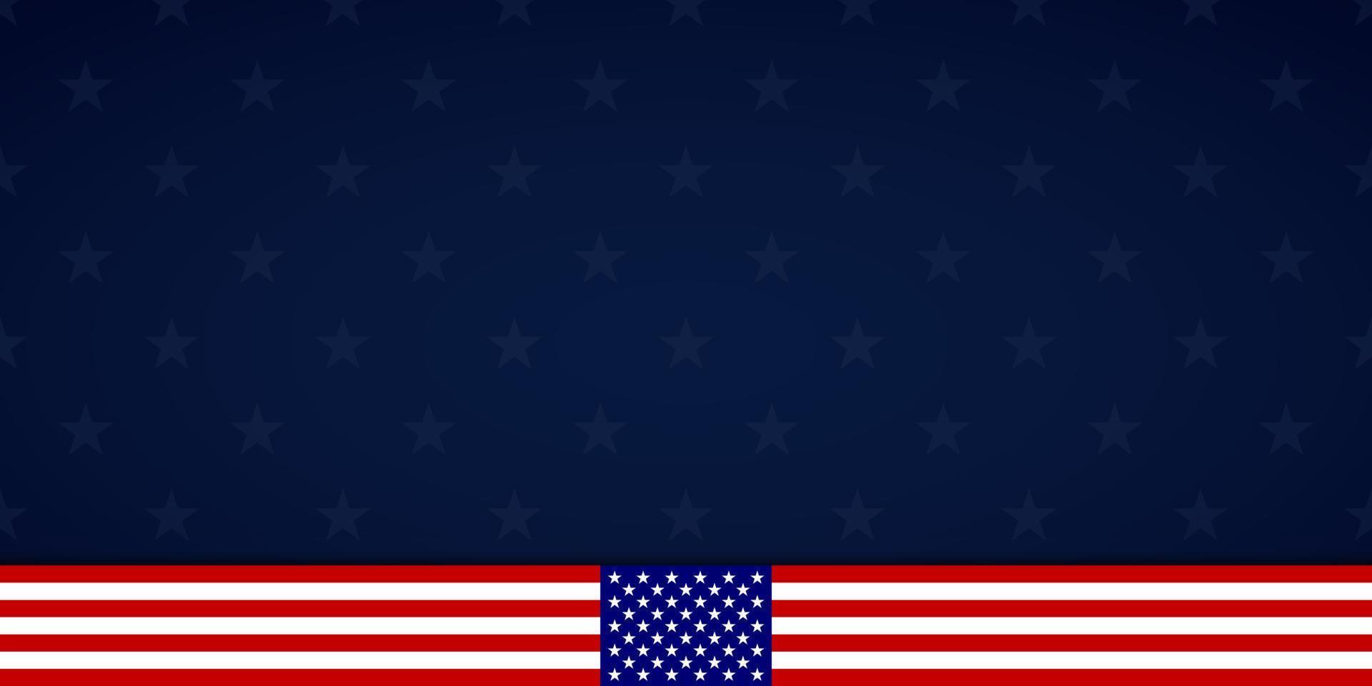 fundo de bandeira americana para qualquer evento vetor