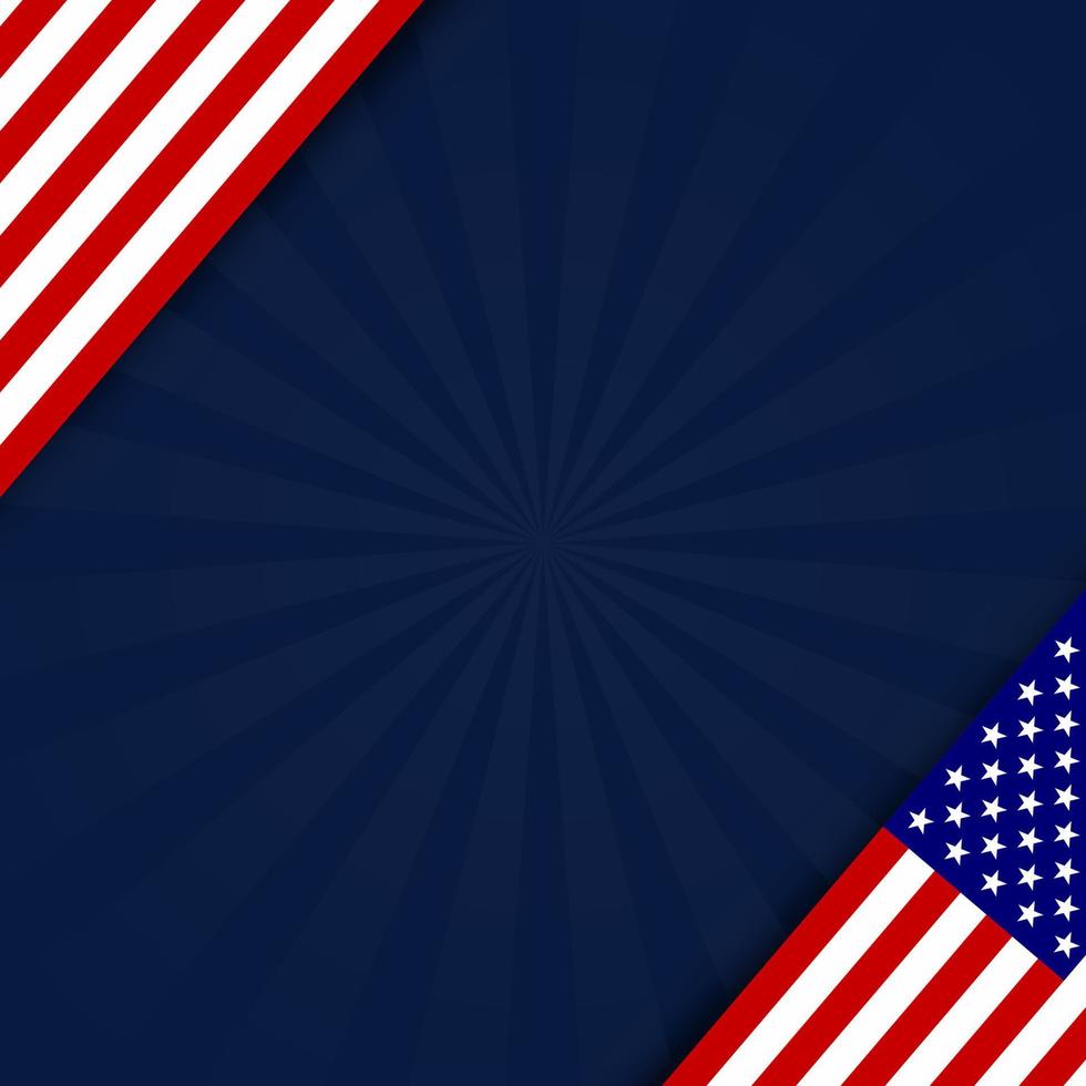 fundo de bandeira americana para qualquer evento vetor