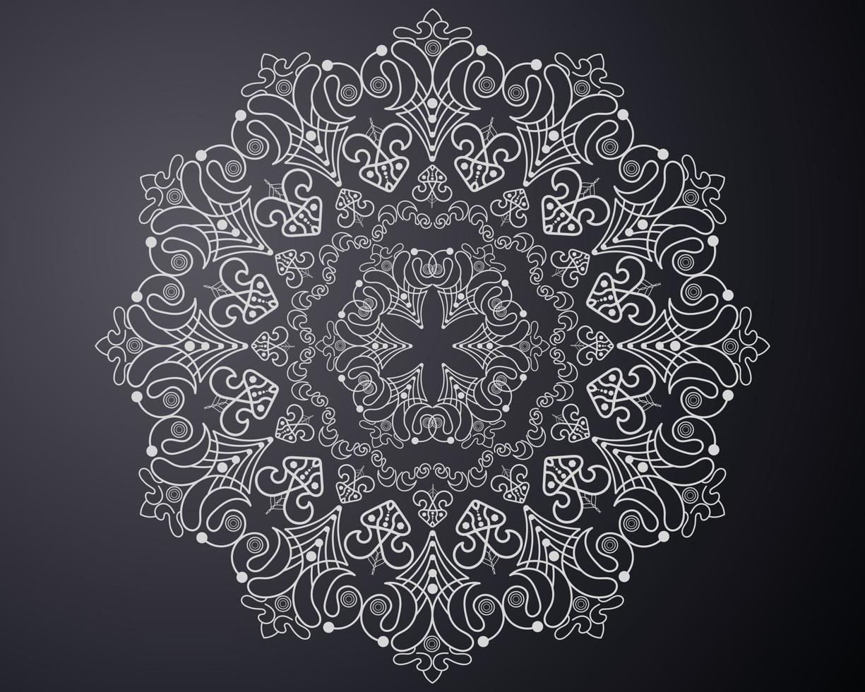 mandala de fundo de mandala ornamental de luxo mandala de ouro colorida vetor