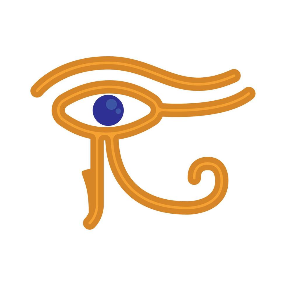 olho de horus da cultura egípcia vetor