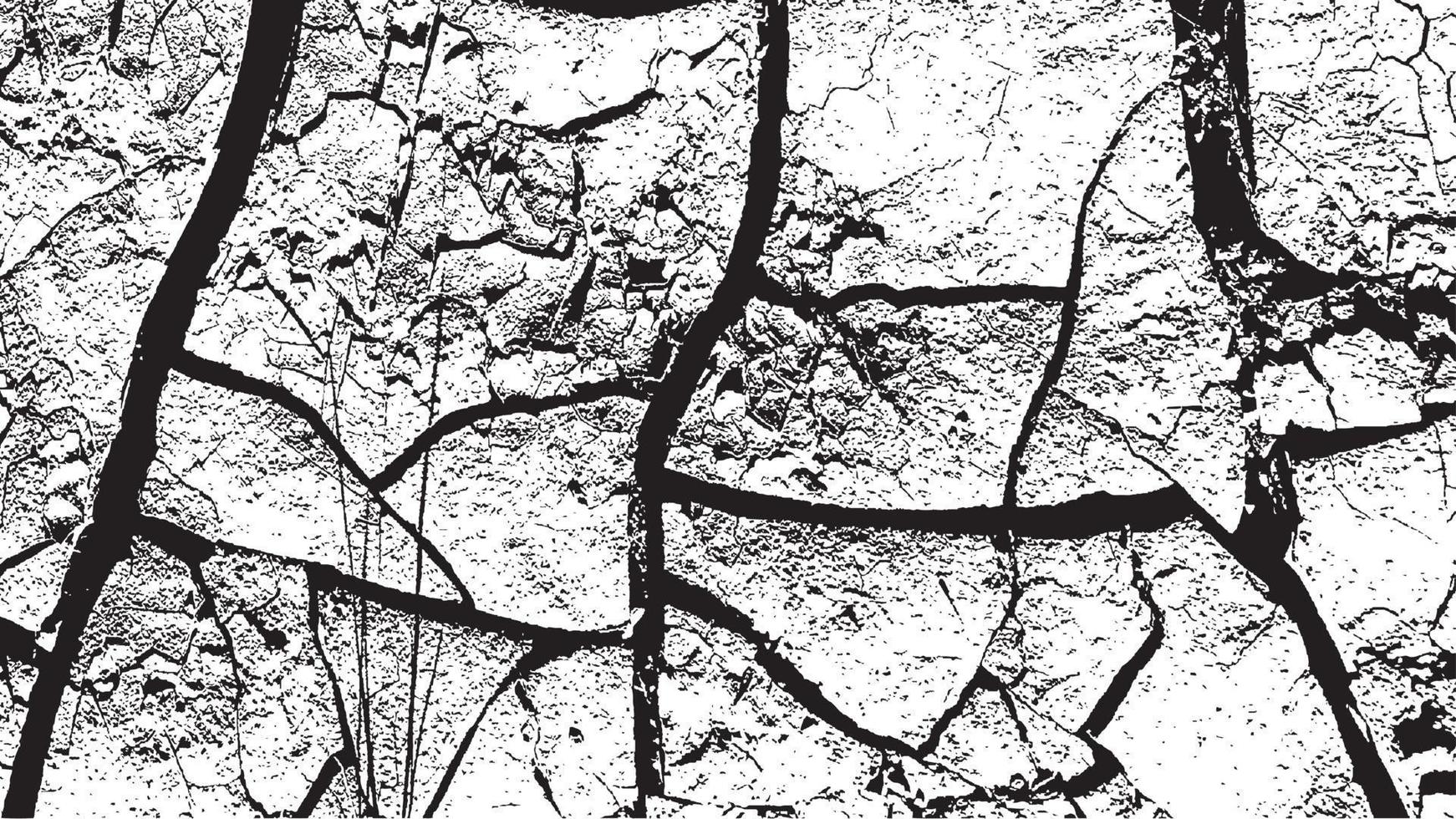 textura de sobreposição de angústia preto e branco. antigo fundo vintage envelhecido. vetor