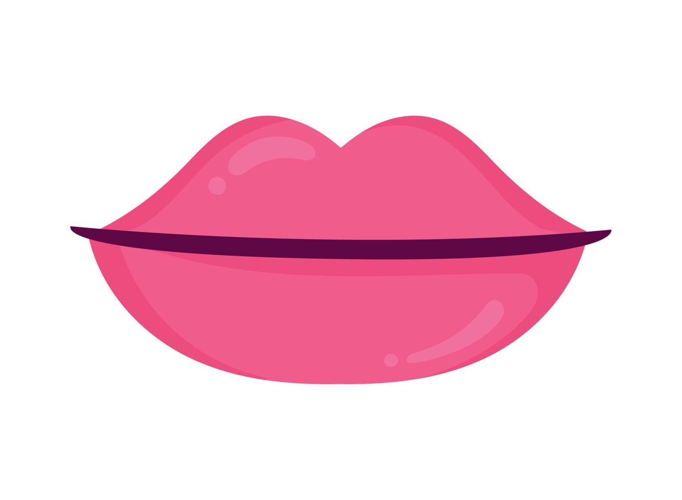 lábios de mulher sexy vetor