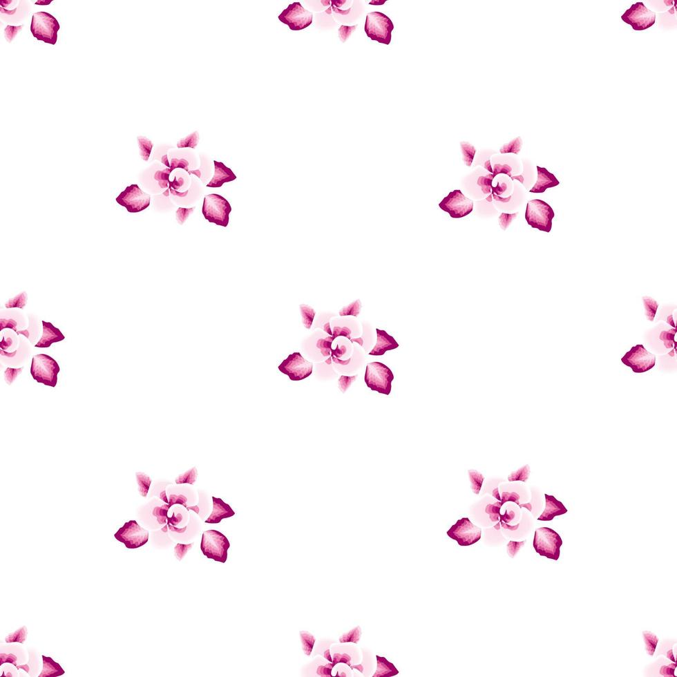 fundo rosa flor abstrata vetor decorativo sem costura padrão floral tropical na moda. floral elegante monocromático. fundo floral. trópicos exóticos. projeto de verão. estilo de esboço. outono