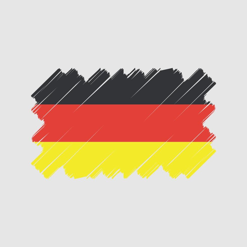desenho vetorial de bandeira da Alemanha. bandeira nacional vetor