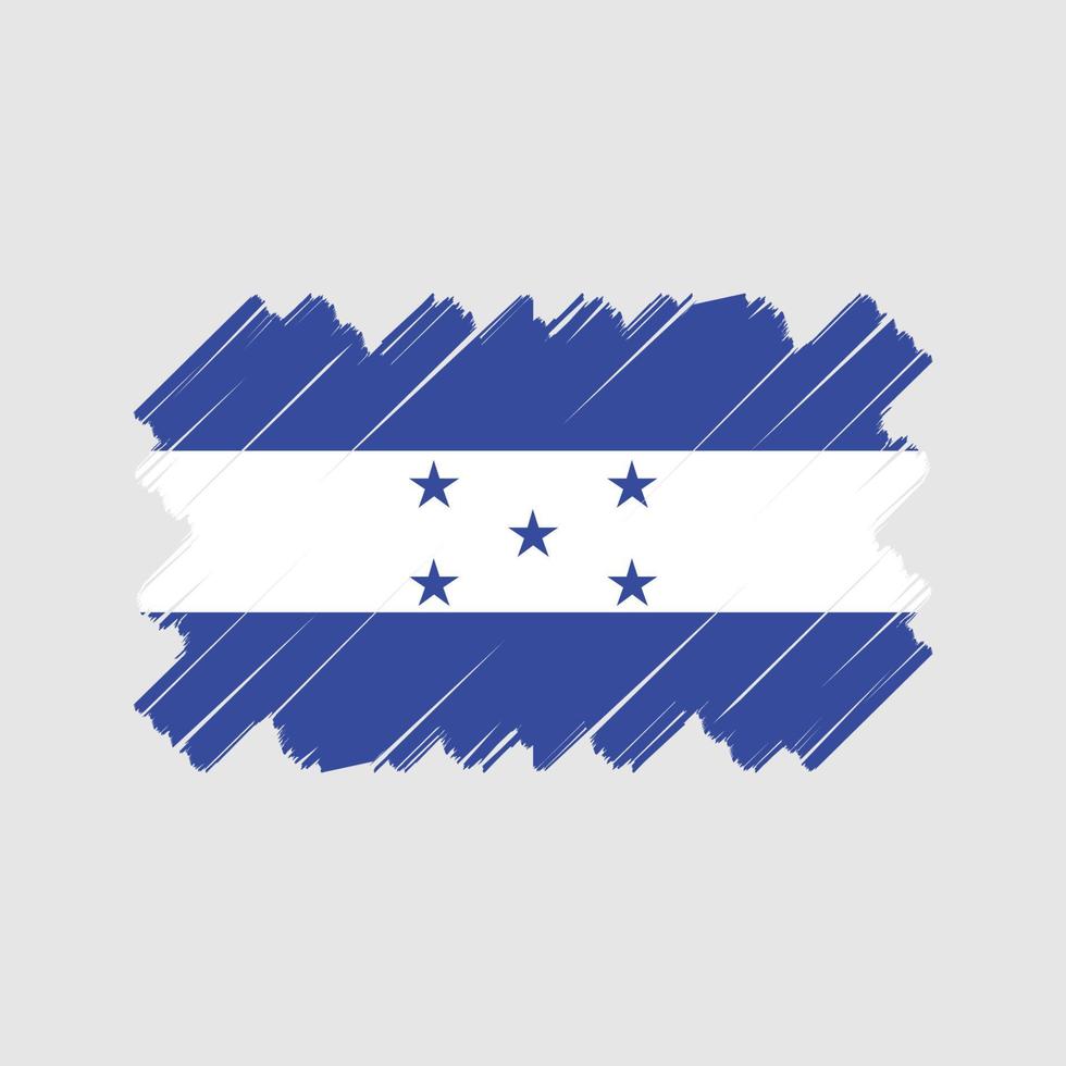 projeto de vetor de bandeira de honduras. bandeira nacional