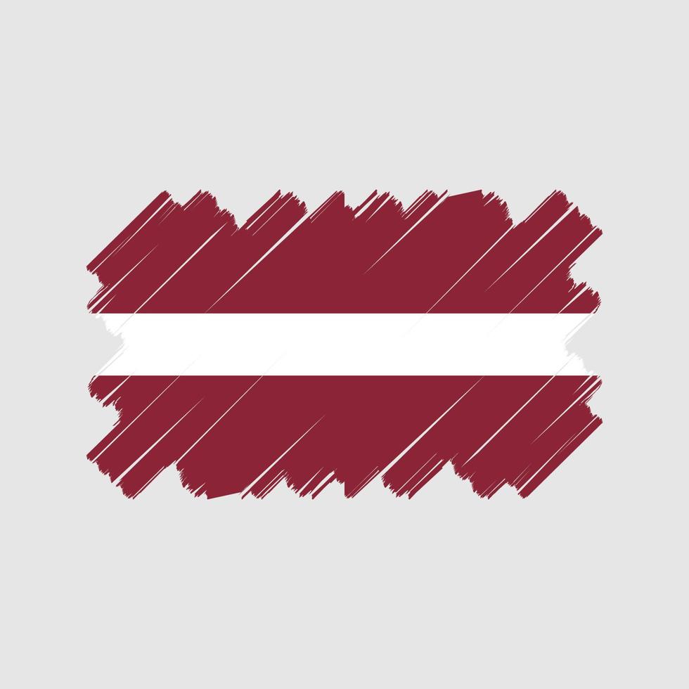 desenho vetorial de bandeira da Letônia. bandeira nacional vetor