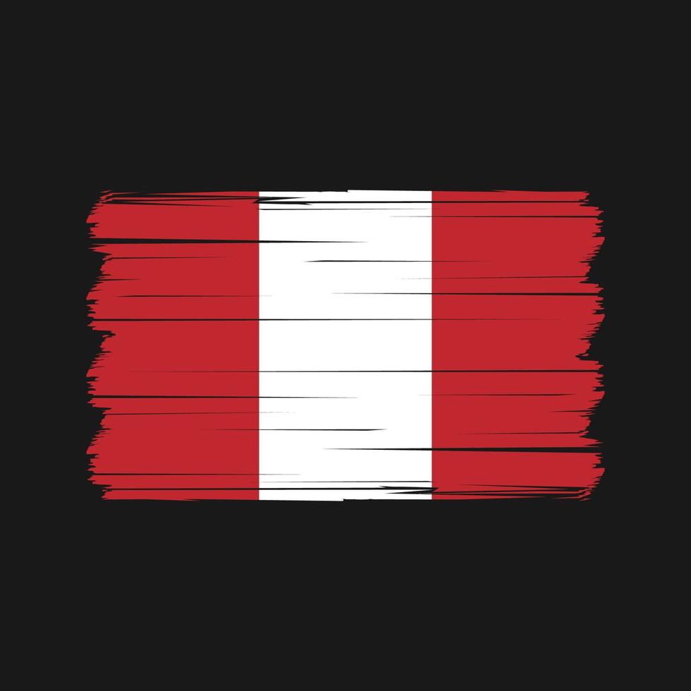 vetor de bandeira do peru. vetor de bandeira nacional