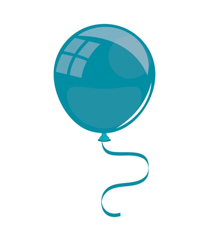 ícone de balão isolado vetor