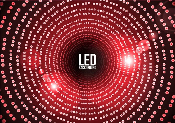 Vetor de fundo de tela led